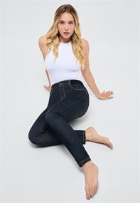 Jeans ,One Size Fits All' mit Stretch-Bund