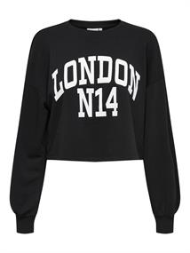 ONLSPENCER LIFE L/S CROPPED O-NECK SWT