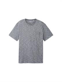 T-Shirt in Melange Optik